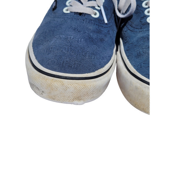 HP Vans Deboss OTW Drs Blue Suede Skate Low Sneaker Skate Shoe Men's Size 9 - Picture 9 of 13